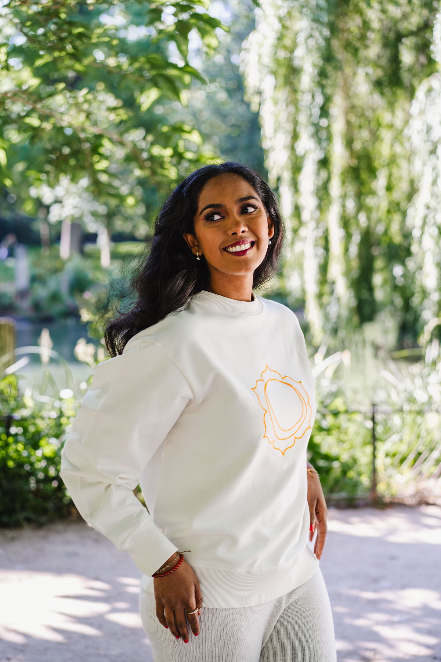 Sacral Chakra Unisex Sweatshirt in Organic Cotton