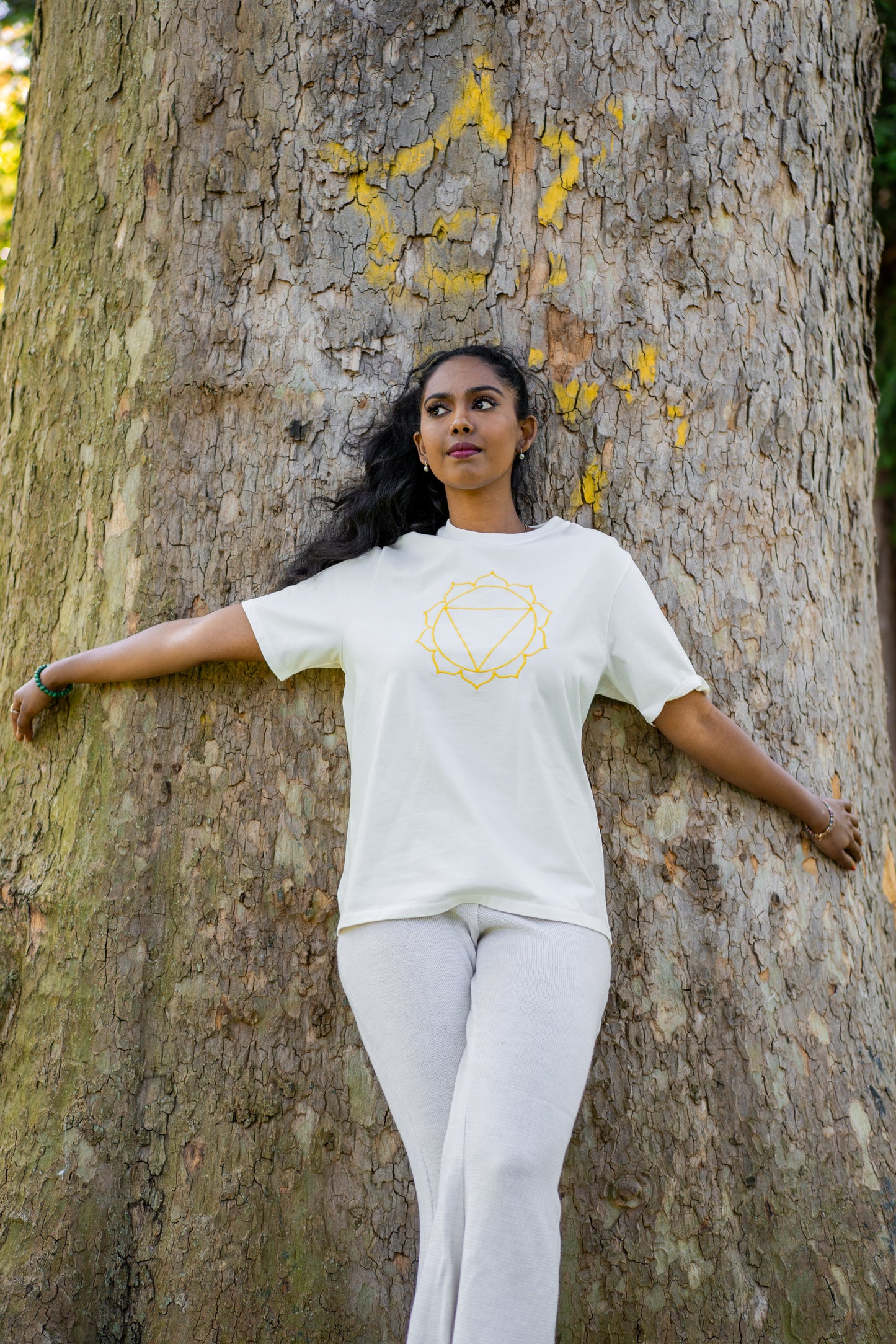 Solar Plexus Chakra Unisex T-shirt in Organic Cotton
