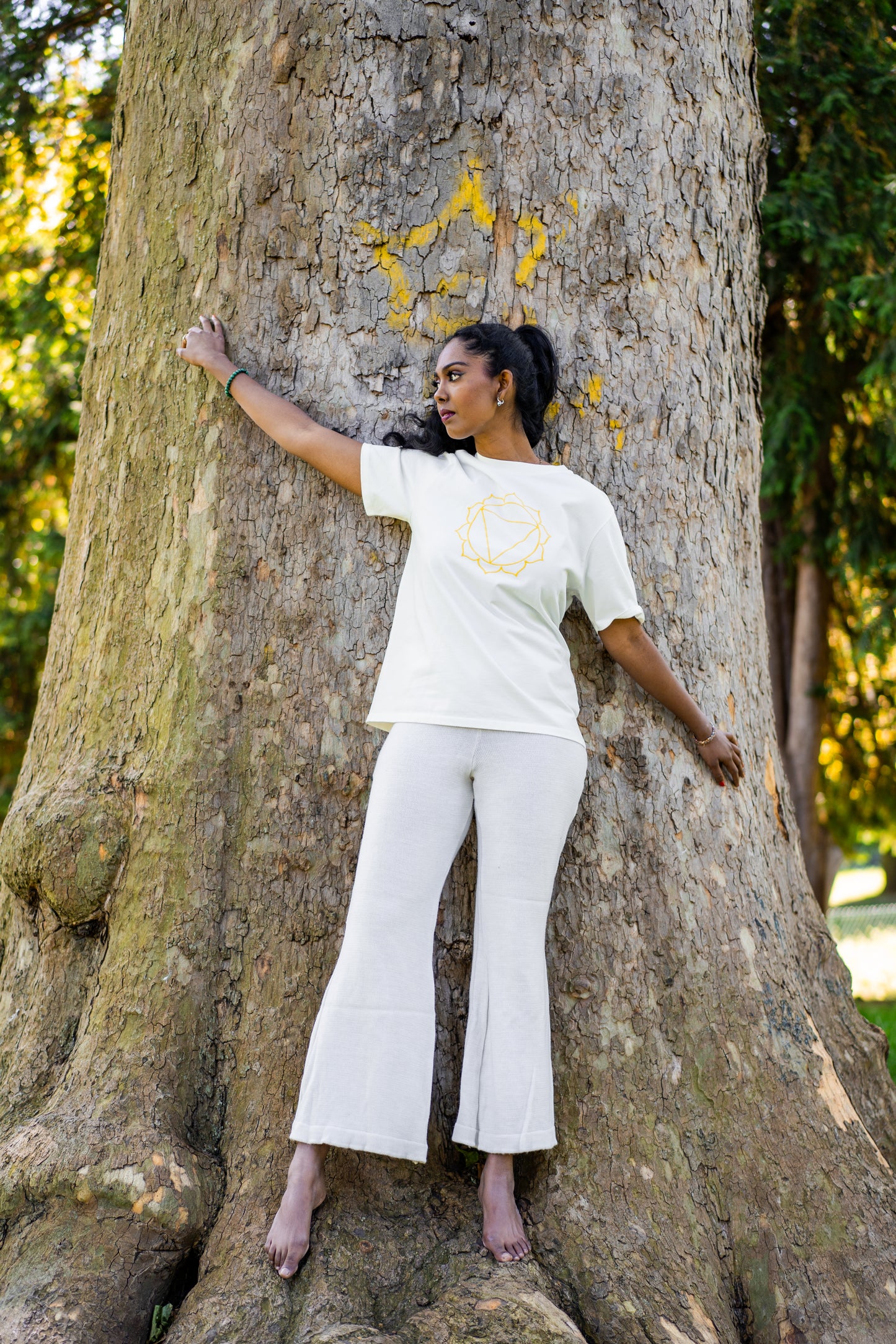 Solar Plexus Chakra Unisex T-shirt in Organic Cotton