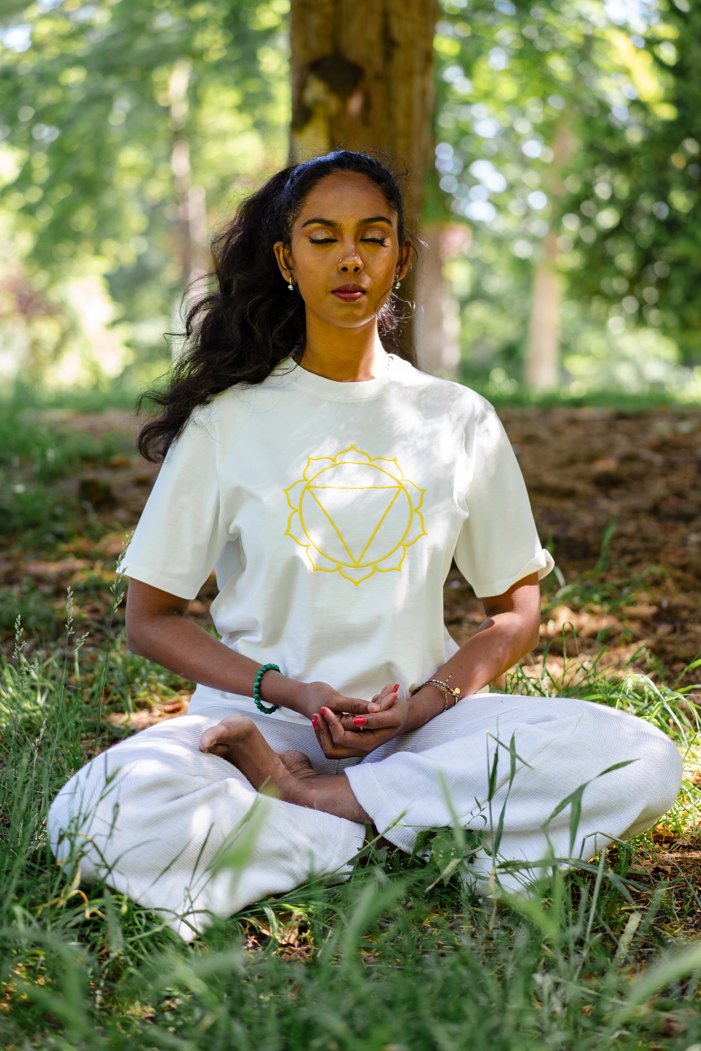 Solar Plexus Chakra Unisex T-shirt in Organic Cotton
