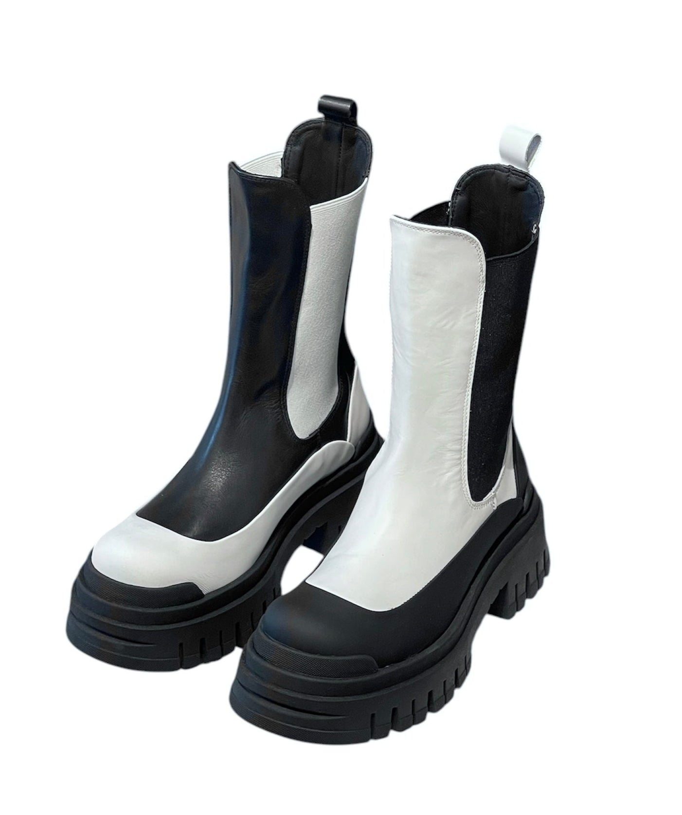 Boots Chelsea Yin & Yang en Cuir