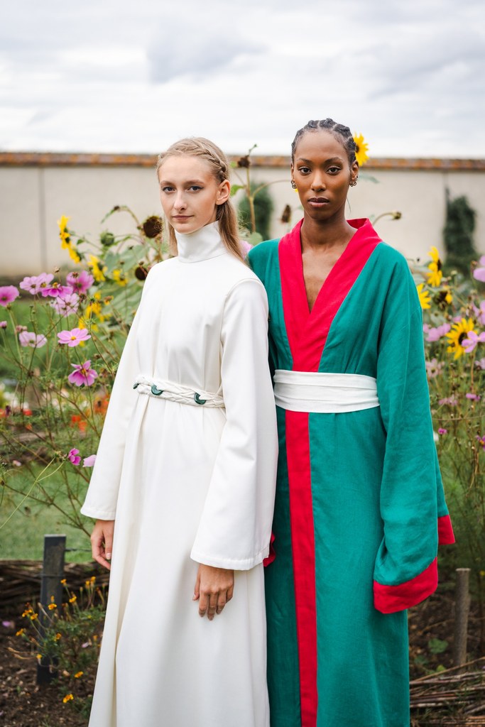 Emerald Land Linen Kimono