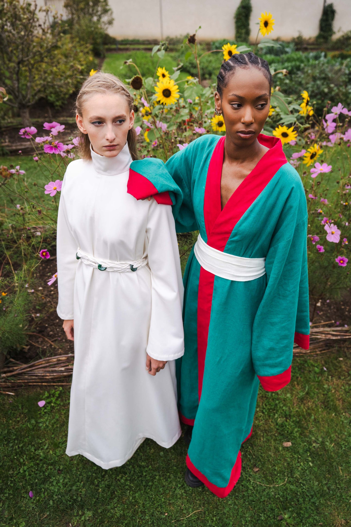 Emerald Land Linen Kimono