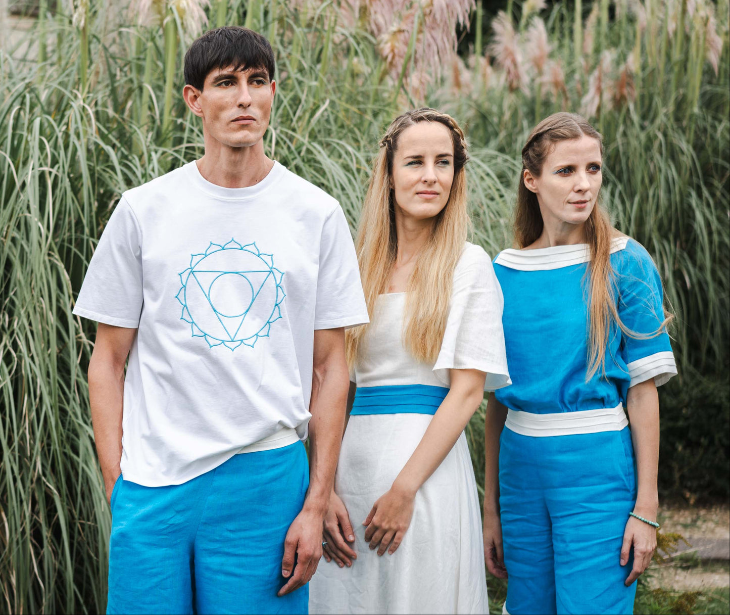 Eau Divine Unisex Linen Shorts