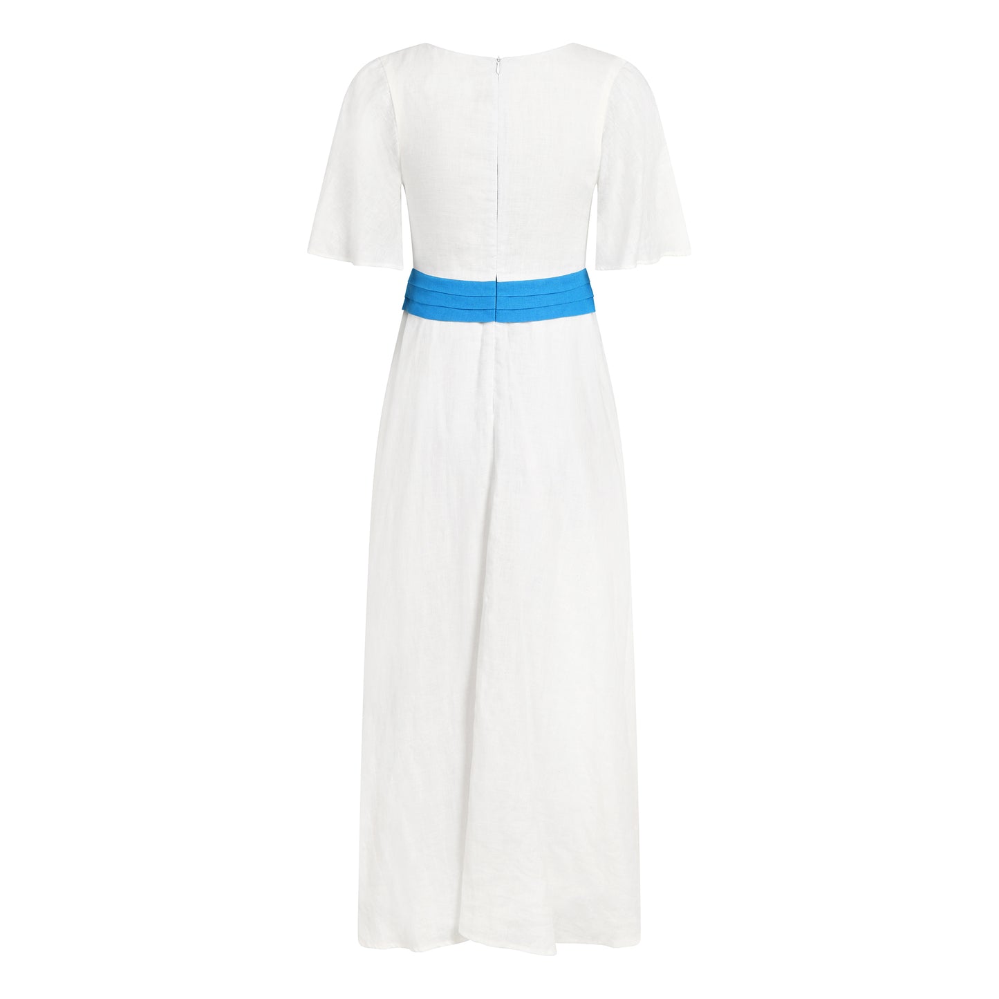 Eau Divine Long Linen Dress