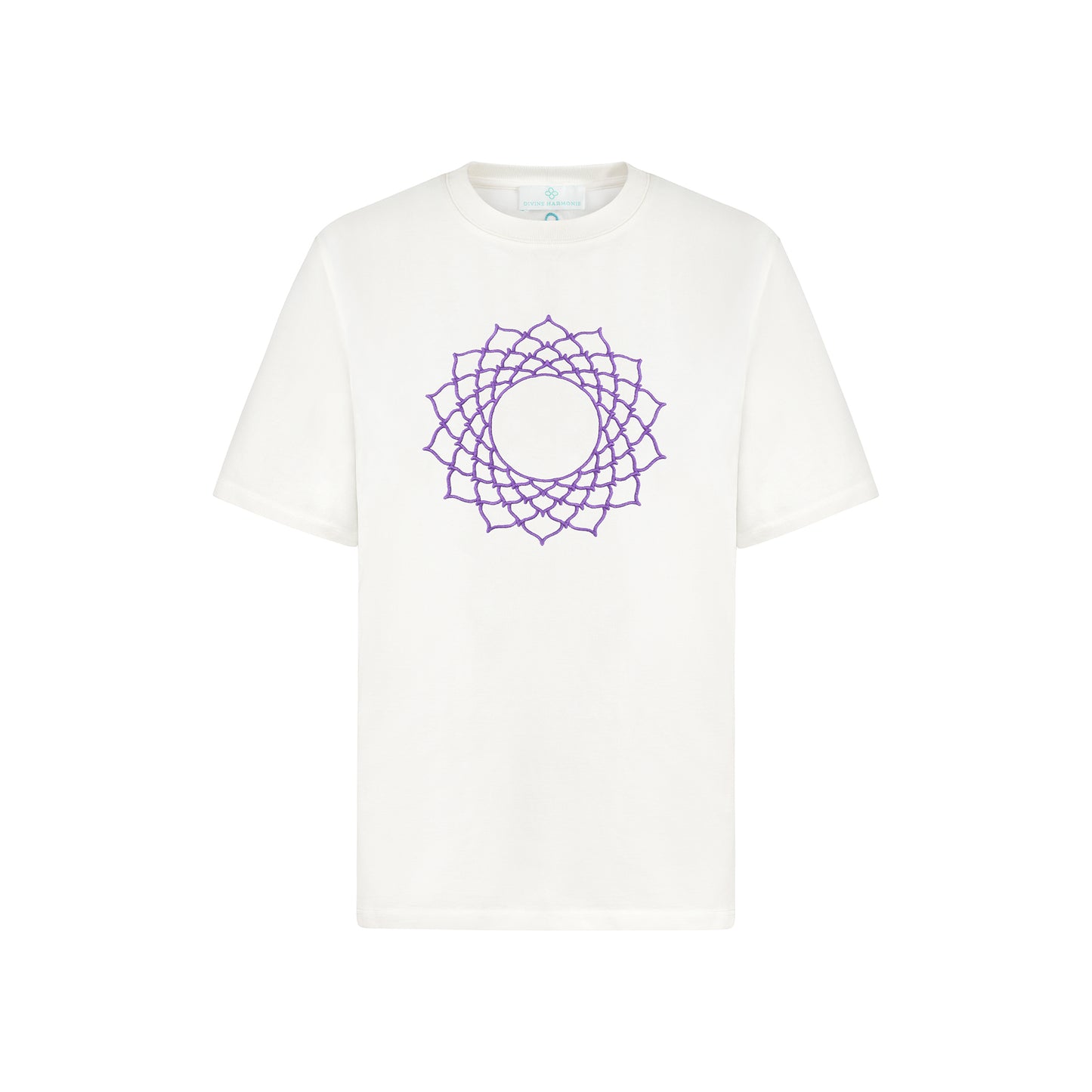 Tee-shirt Unisex Chakra Coronal en Coton Bio
