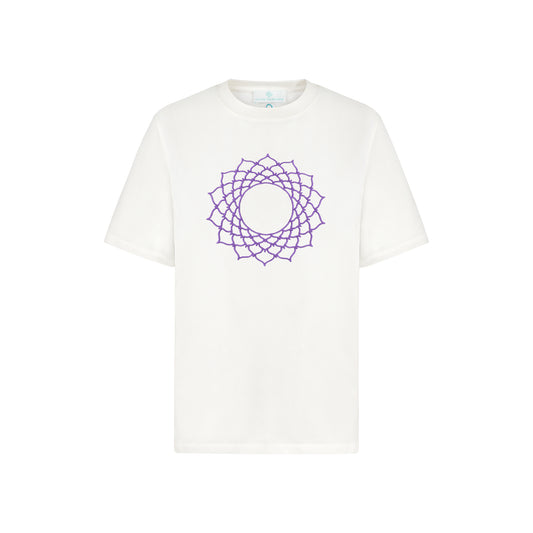 Tee-shirt Unisex Chakra Coronal en Coton Bio
