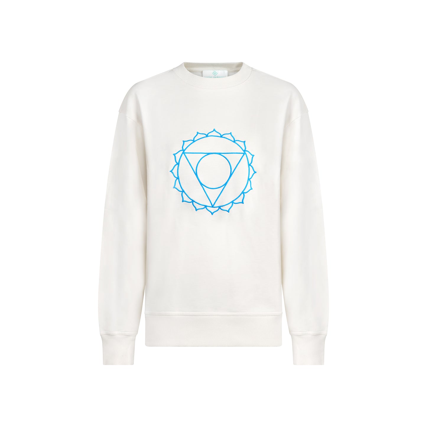 Sweat Unisex Chakra de la Gorge en Coton Bio
