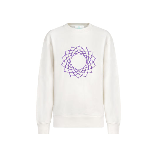 Sweat Unisex Chakra Coronal en Coton Bio