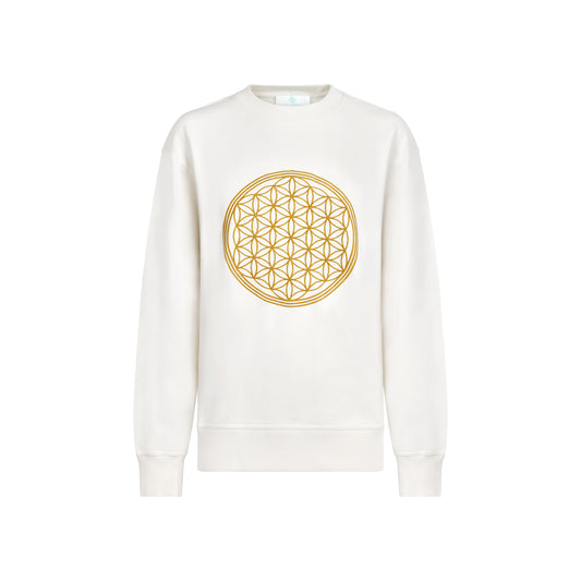Sweat Unisex Fleur de Vie en Coton Bio
