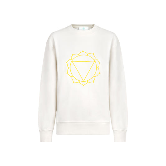 Sweat Unisex Chakra du Plexus Solaire en Coton Bio