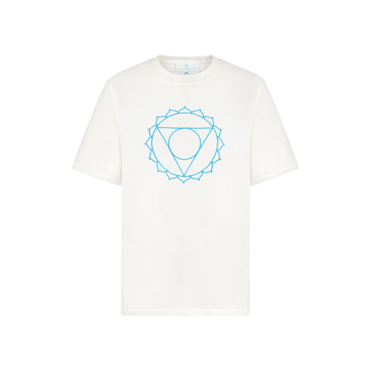 Tee-shirt Unisex Chakra de la Gorge en Coton Bio