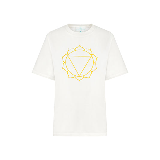 Tee-shirt Unisex Chakra du Plexus Solaire en Coton Bio