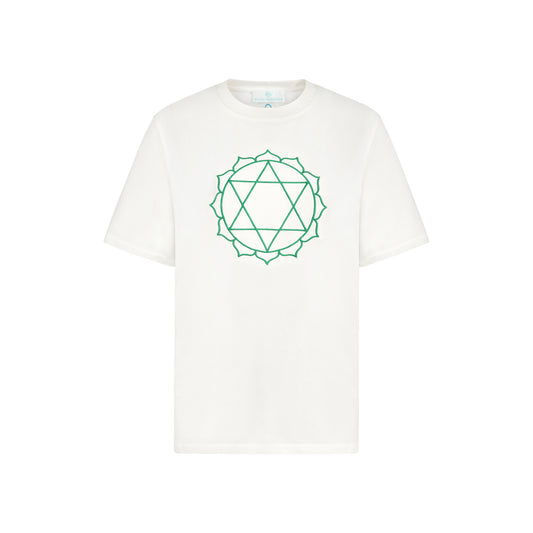 Tee-shirt Unisex Chakra du Coeur en Coton Bio
