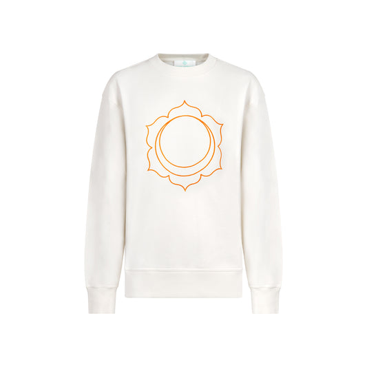 Sweat Unisex Chakra Sacré en Coton Bio
