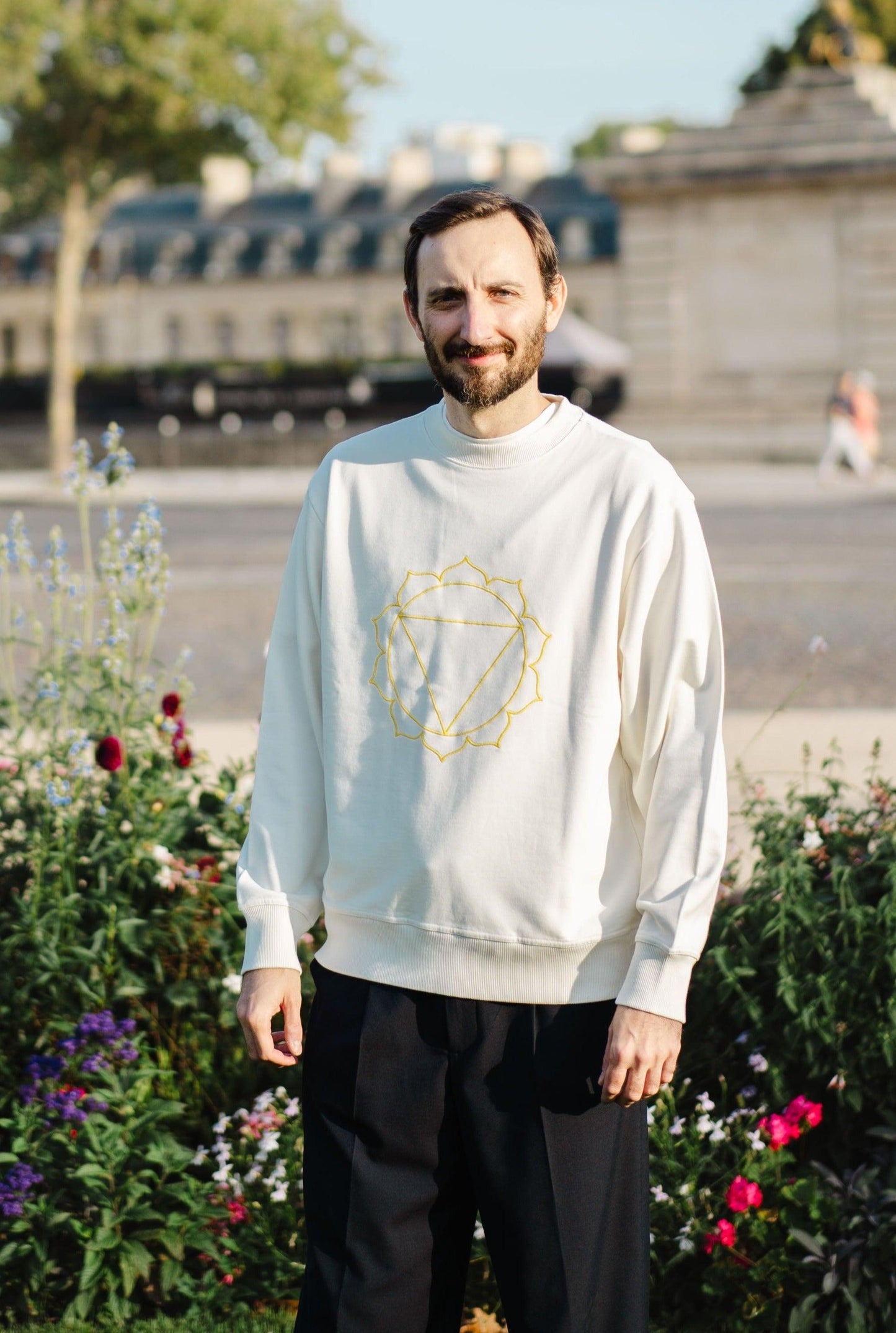 Sweat Unisex Chakra du Plexus Solaire en Coton Bio - Divine Harmonie