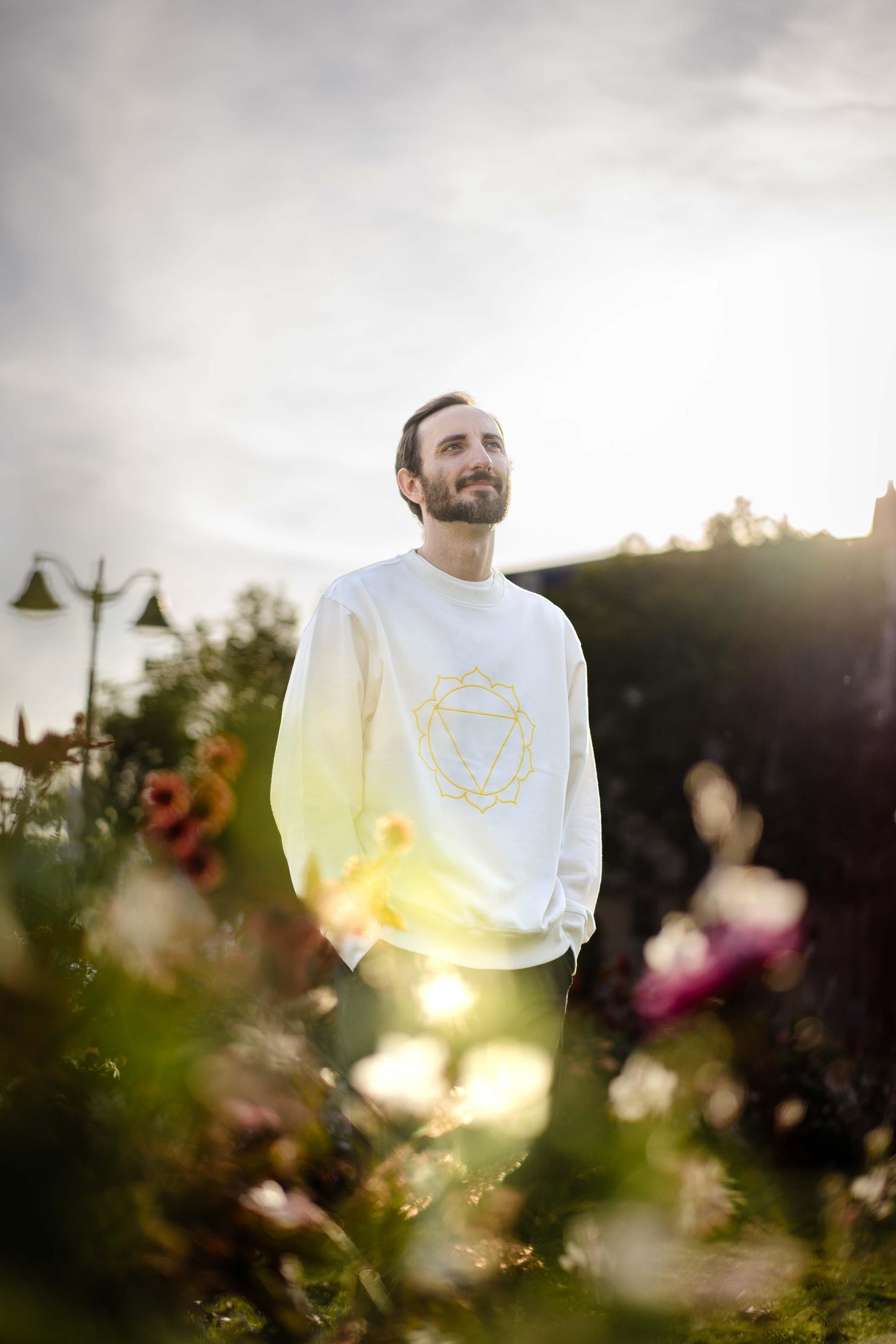 Sweat Unisex Chakra du Plexus Solaire en Coton Bio - Divine Harmonie