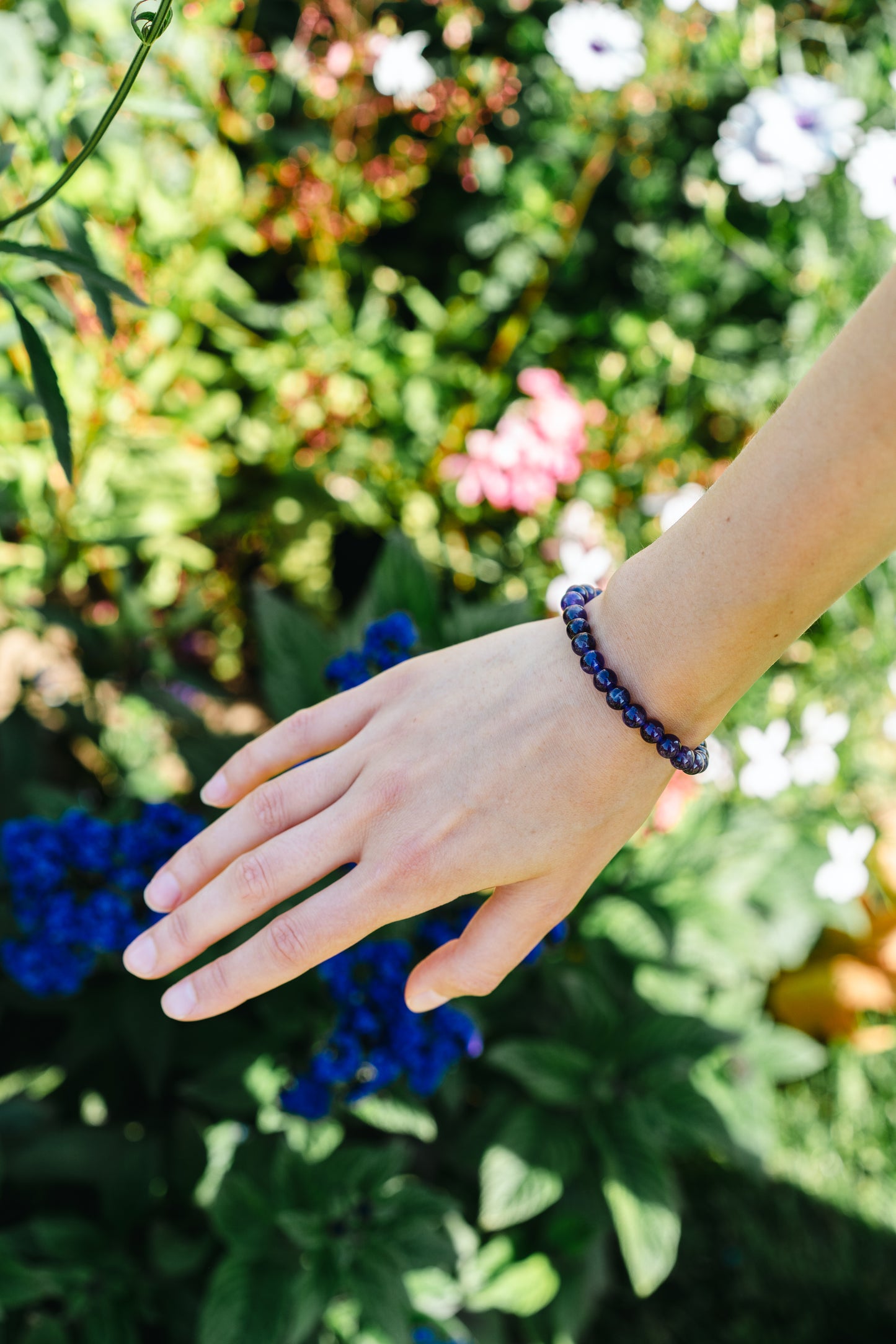 Bracelet Chakra Coronal en Améthyste - Divine Harmonie