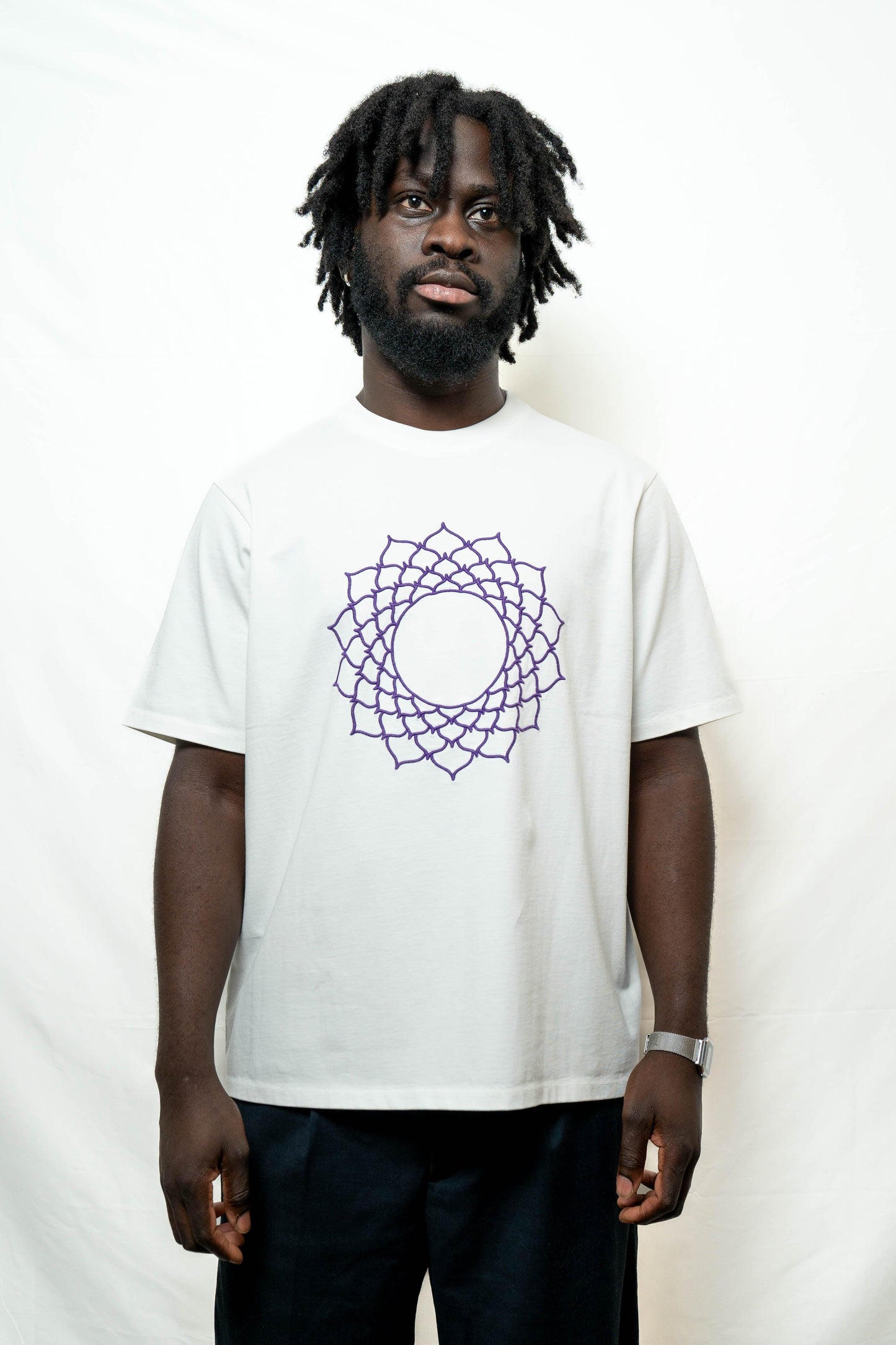 Tee-shirt Unisex Chakra Coronal en Coton Bio - Divine Harmonie