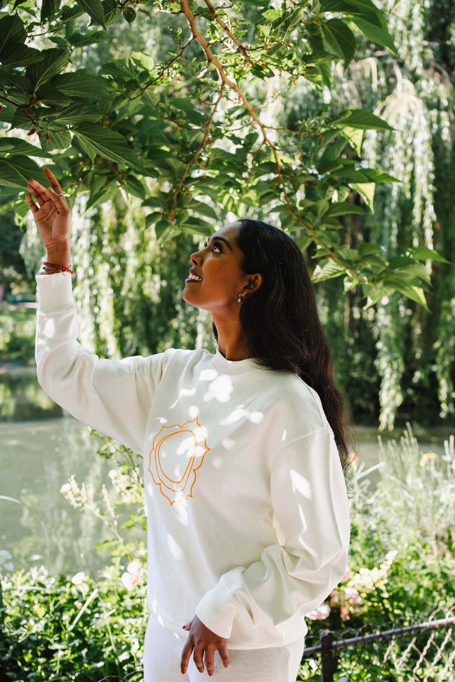 Sacral Chakra Unisex Sweatshirt in Organic Cotton