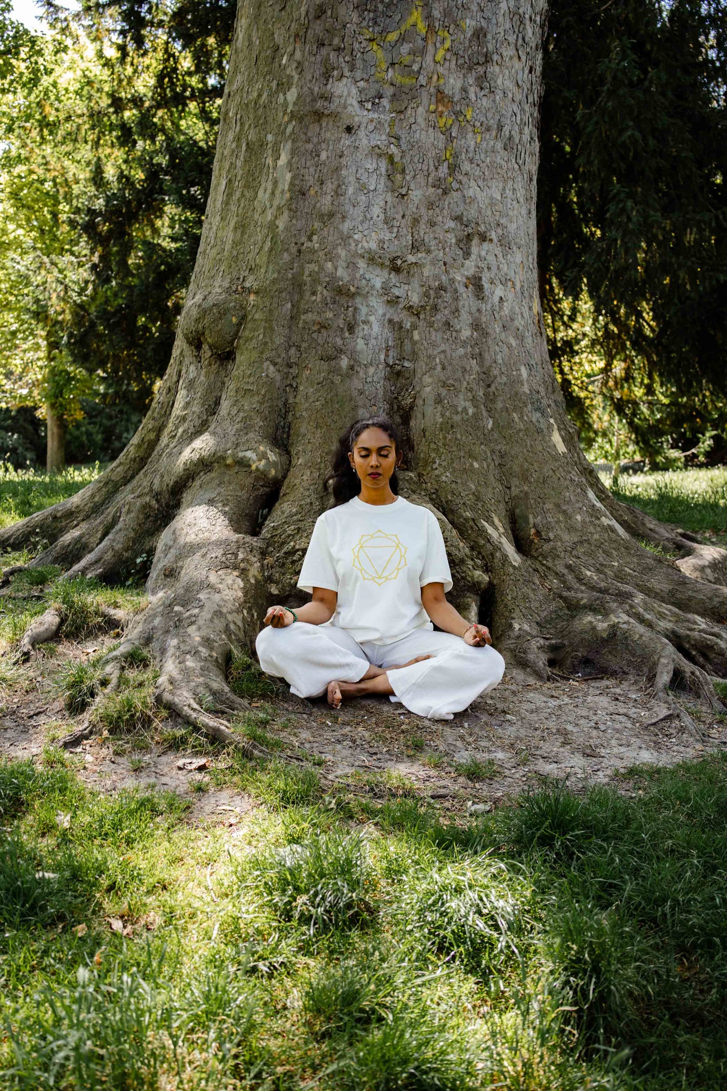 Solar Plexus Chakra Unisex T-shirt in Organic Cotton