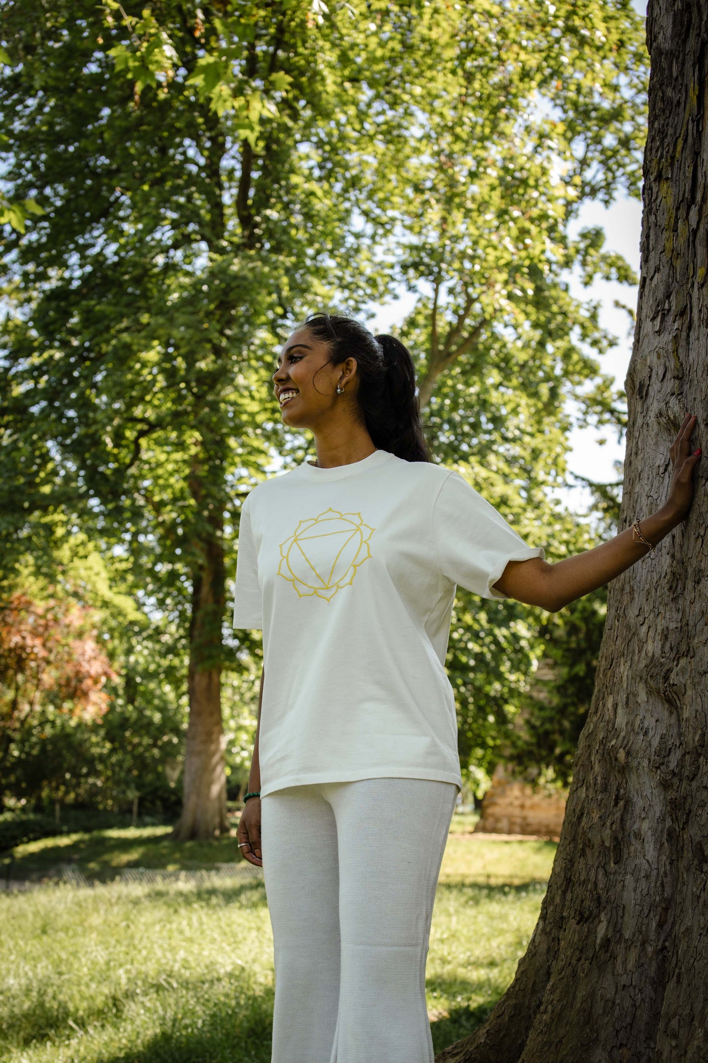 Solar Plexus Chakra Unisex T-shirt in Organic Cotton