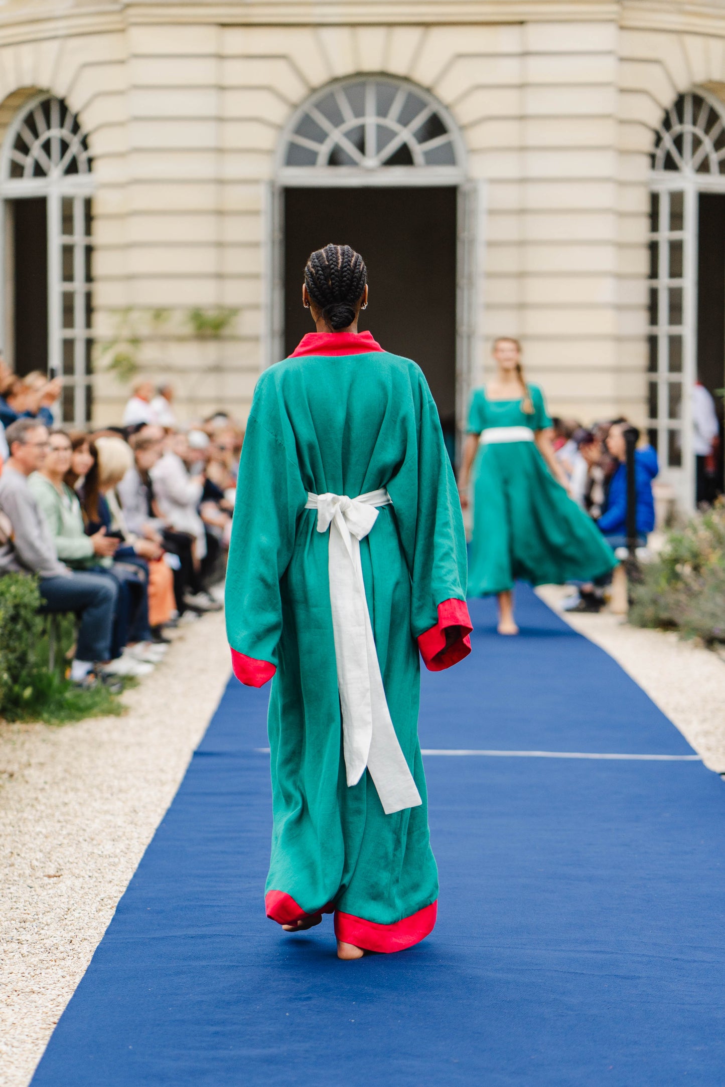 Emerald Land Linen Kimono