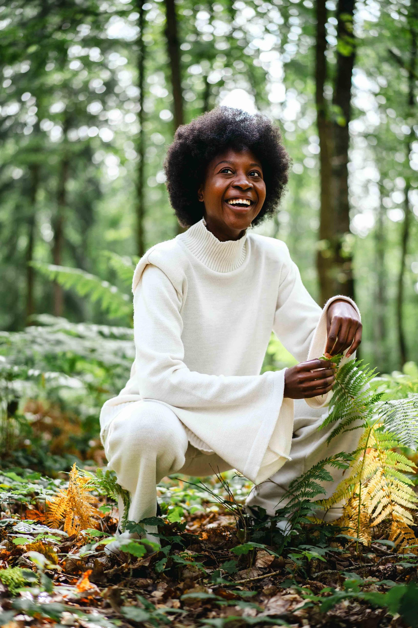 Pull Col Montant Divine Harmonie en Laine Mérinos | Pull blanc - ️ Divine Harmonie ️