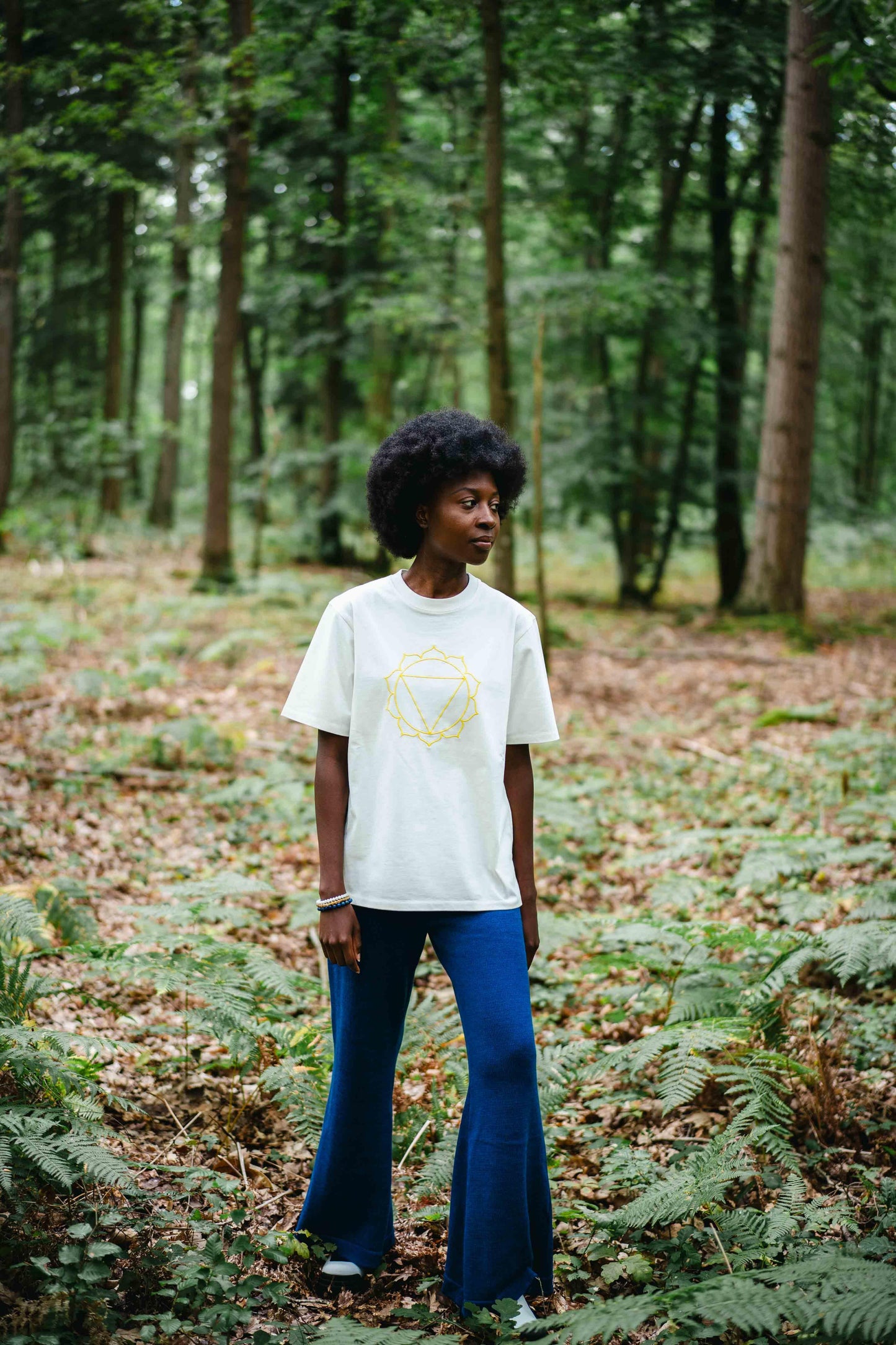 Tee-shirt Unisex Chakra du Plexus Solaire en Coton Bio - Divine Harmonie