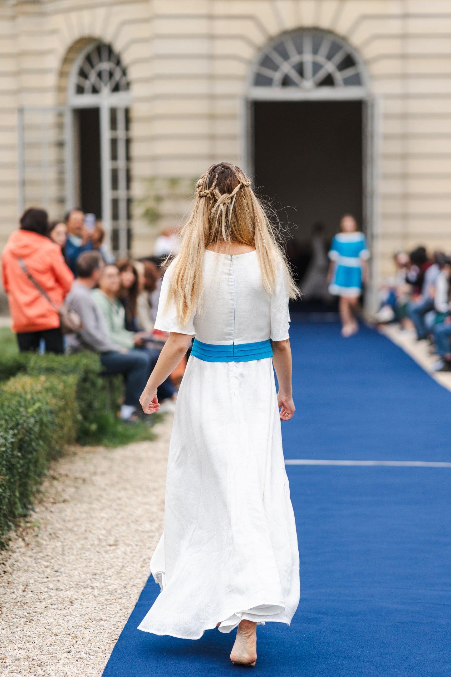Eau Divine Long Linen Dress