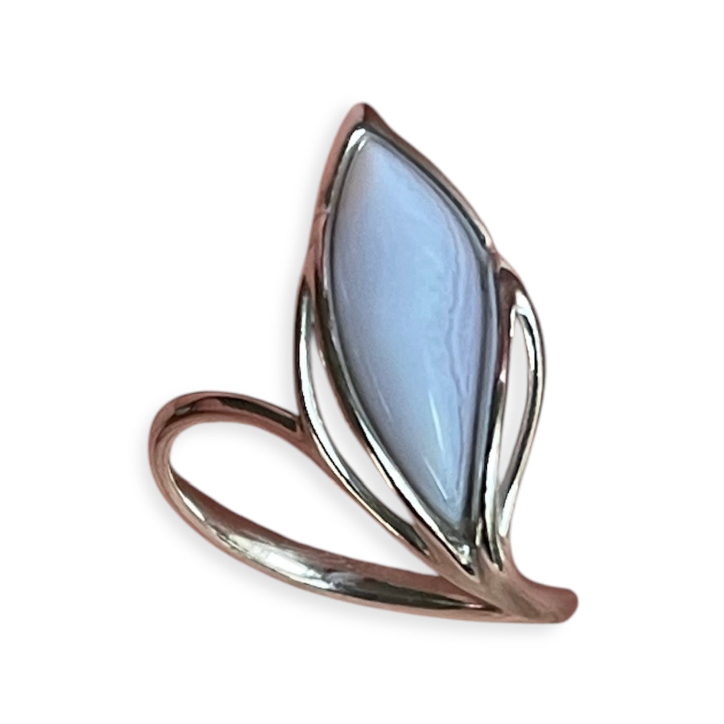 925 Silver Agathe Ring