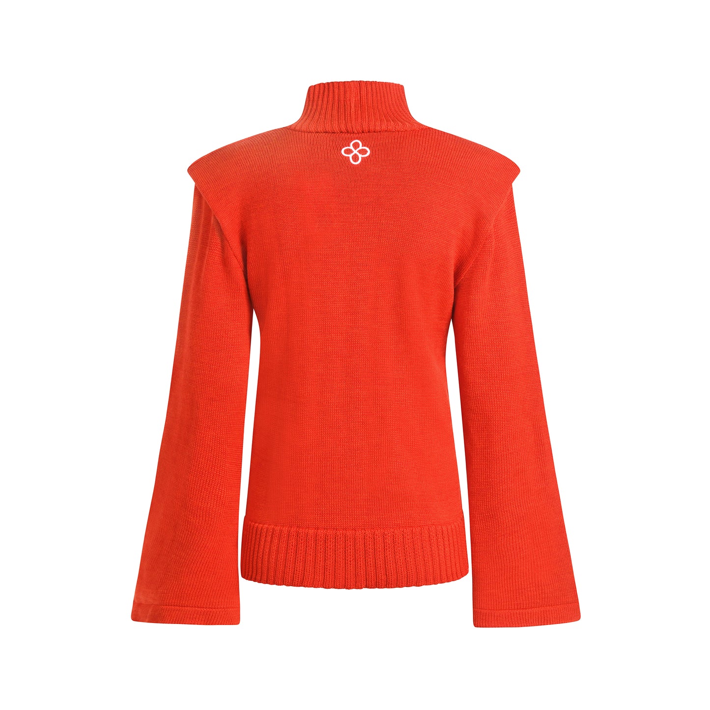 Root Chakra Turtleneck Sweater in Merino Wool 