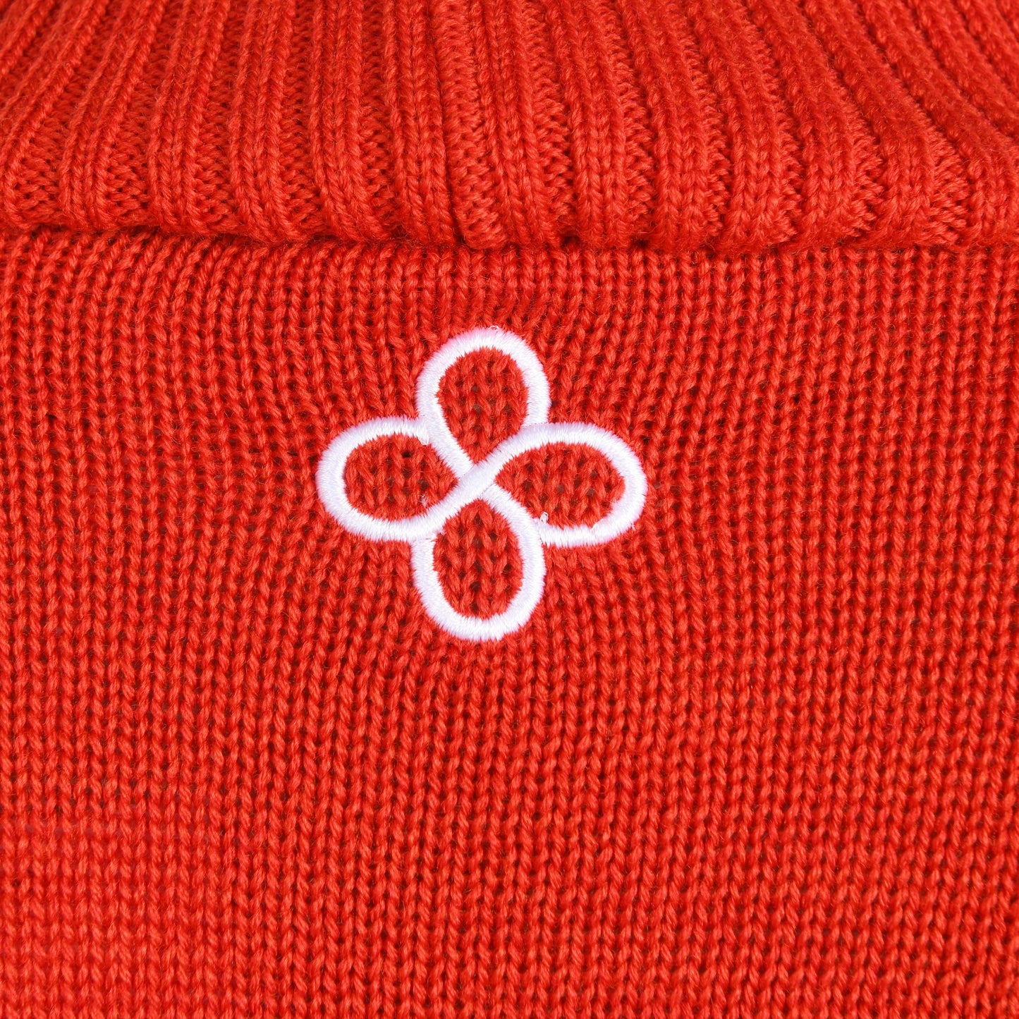 Root Chakra Turtleneck Sweater in Merino Wool 
