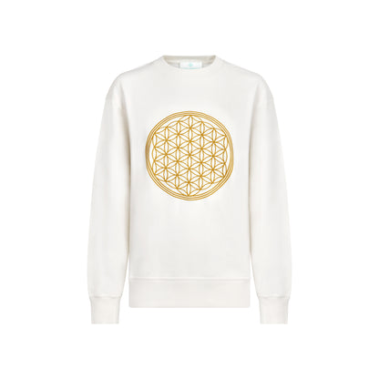 Flower of Life Unisex Sweatshirt in Organic Cotton