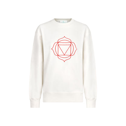 Root Chakra Unisex Sweatshirt in Organic Cotton