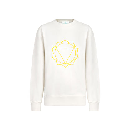 Solar Plexus Chakra Unisex Sweatshirt in Organic Cotton