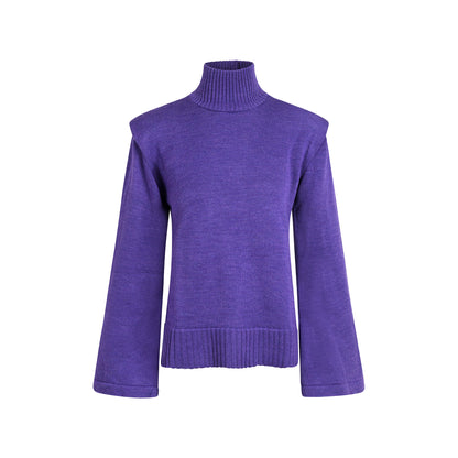 Crown Chakra Turtleneck Sweater in Merino Wool