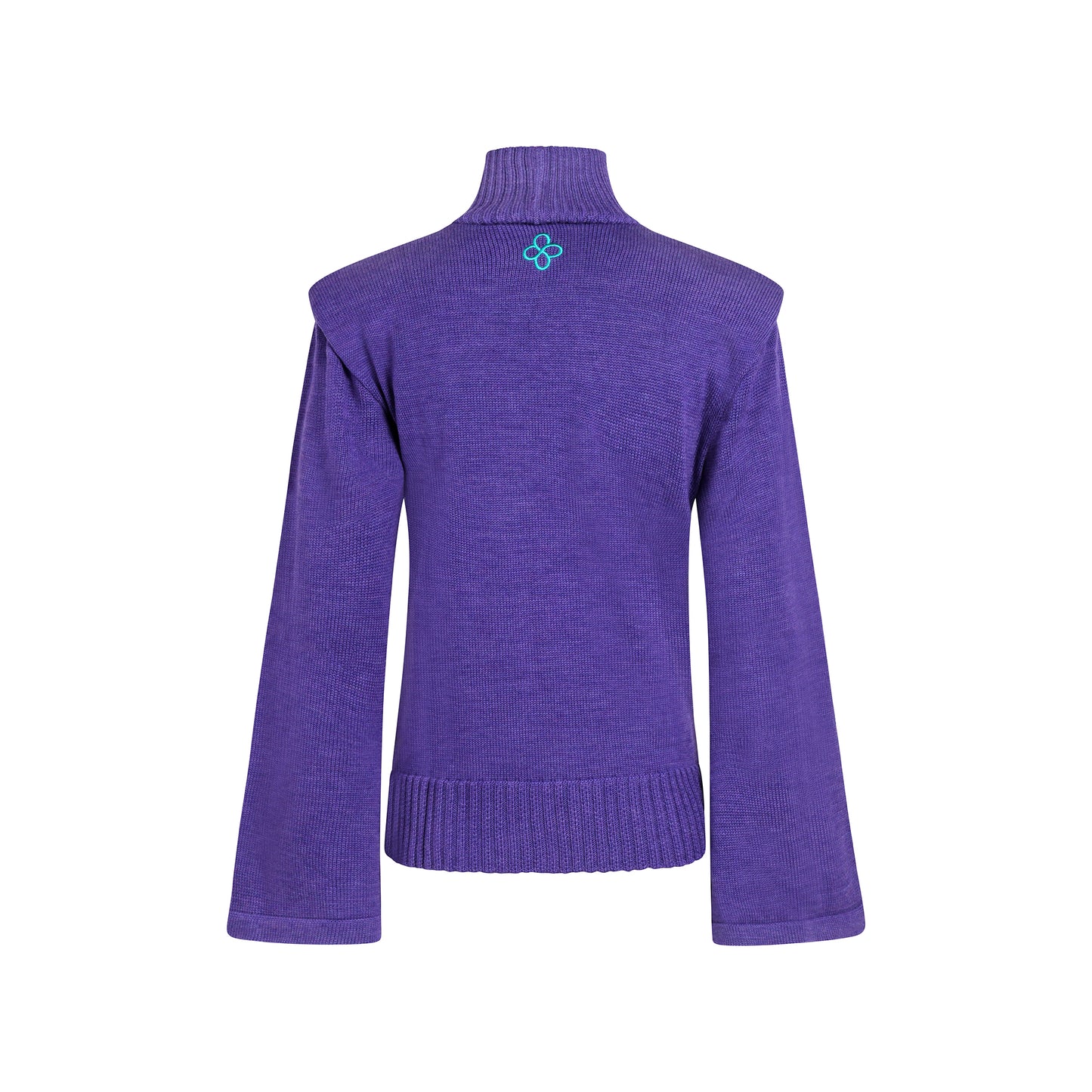 Crown Chakra Turtleneck Sweater in Merino Wool