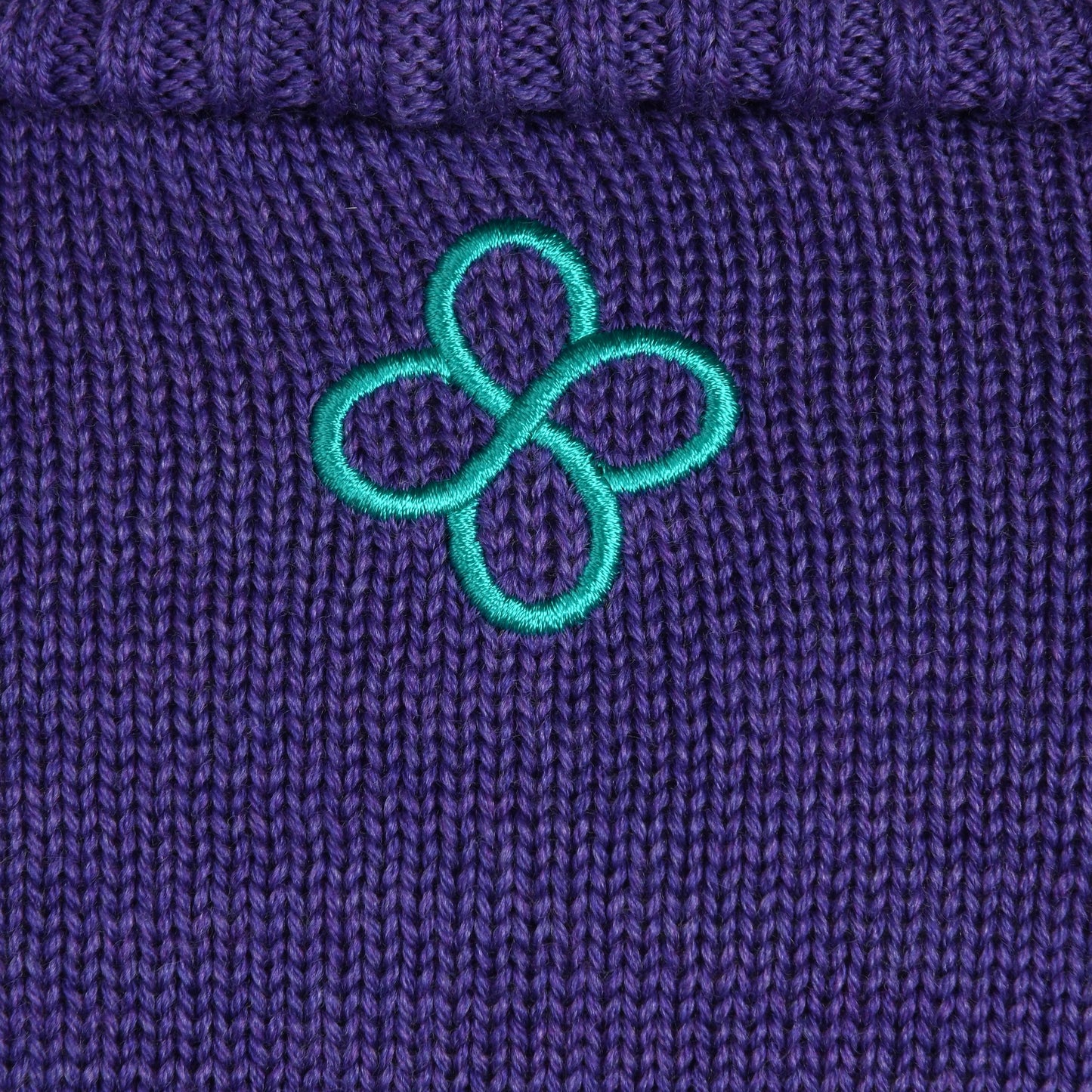 Crown Chakra Turtleneck Sweater in Merino Wool