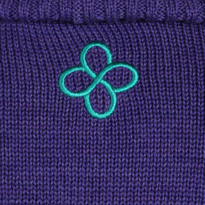 Crown Chakra Turtleneck Sweater in Merino Wool