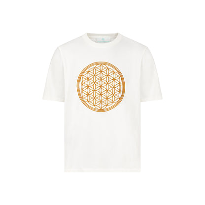 Flower of Life Unisex T-shirt in Organic Cotton