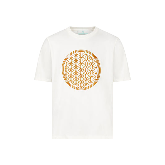 Flower of Life Unisex T-shirt in Organic Cotton