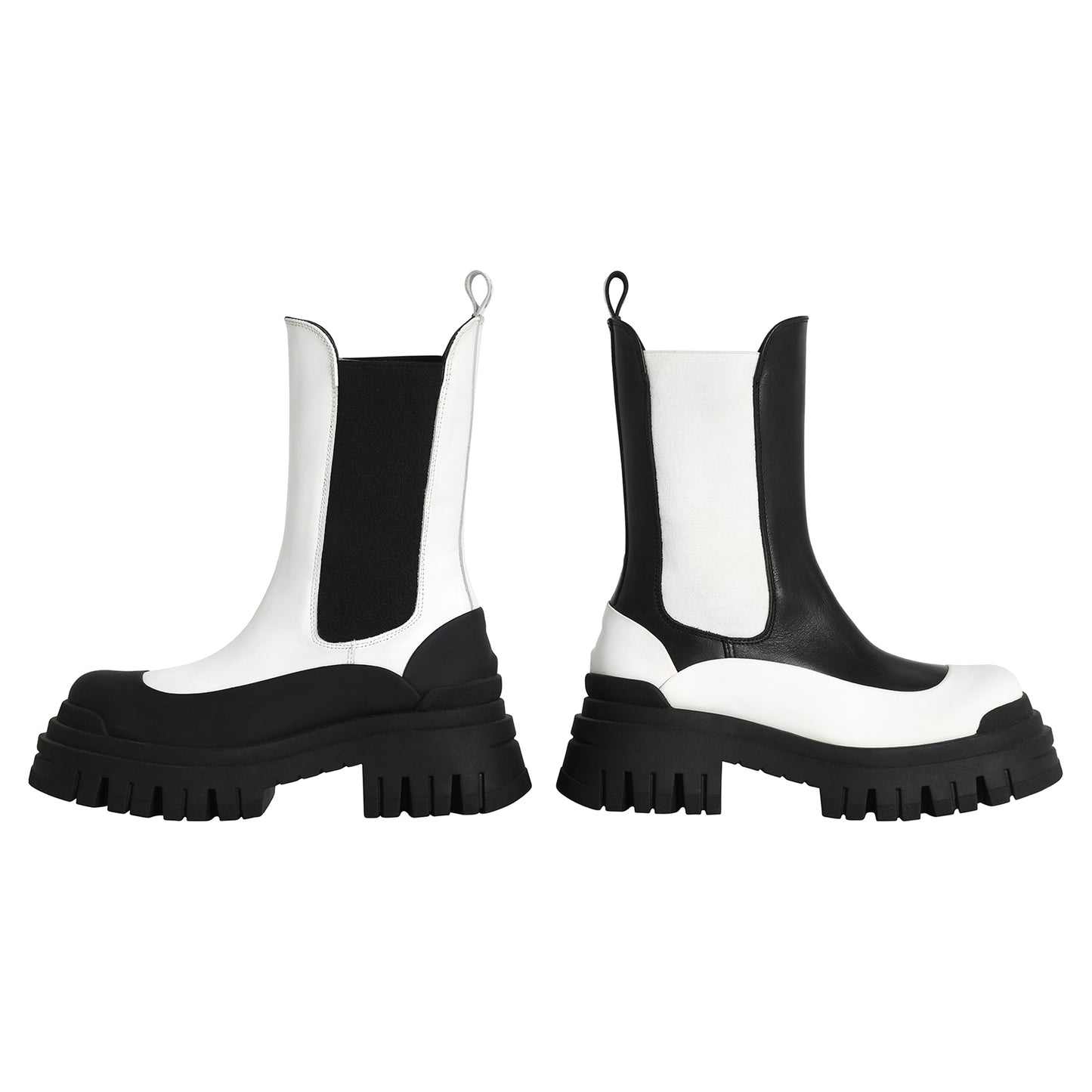 Yin & Yang Chelsea Boots in Leather 