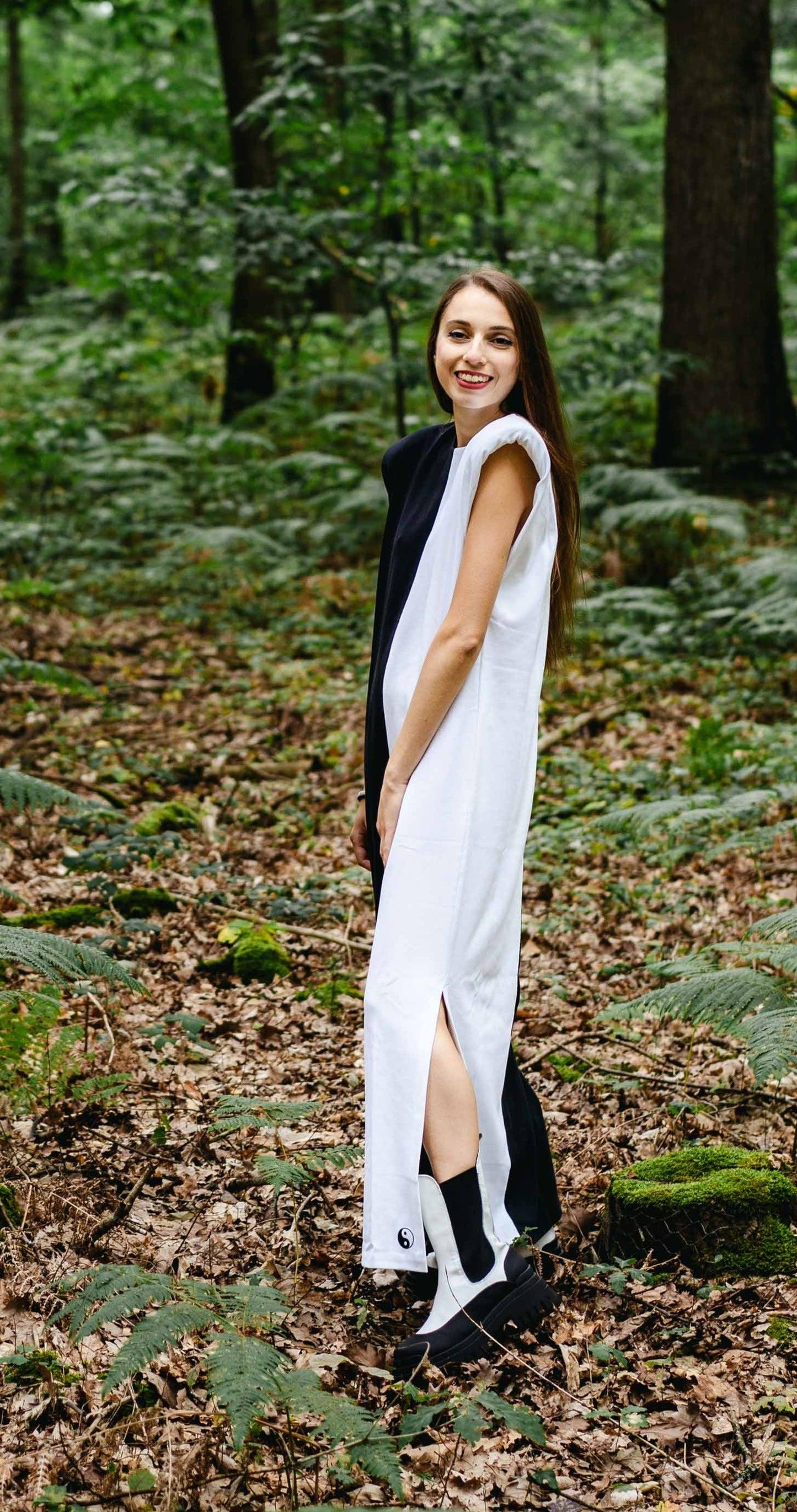 Yin & Yang Dress in Organic Cotton