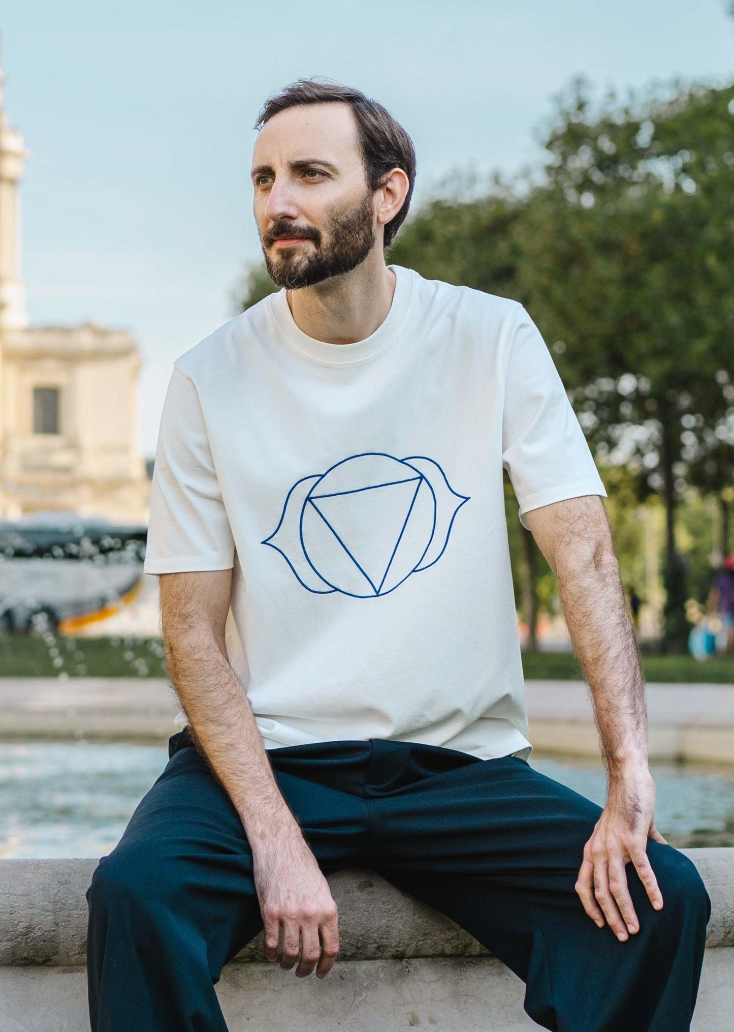 Tee-shirt Unisex Chakra du 3ème Oeil en Coton Bio