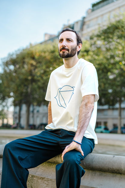 Tee-shirt Unisex Chakra du 3ème Oeil en Coton Bio - Divine Harmonie
