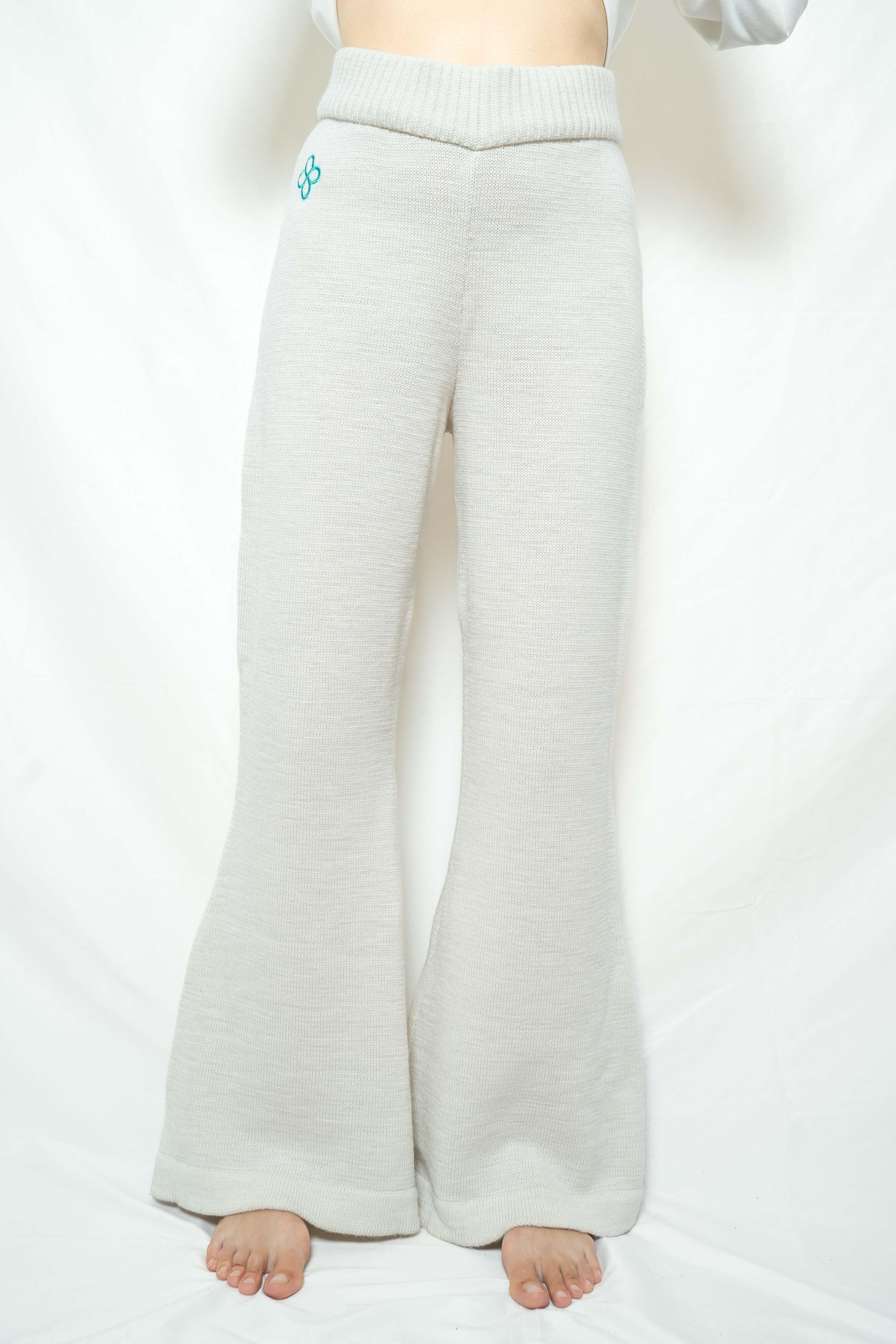 Pantalon en Laine Blanc - Divine Harmonie