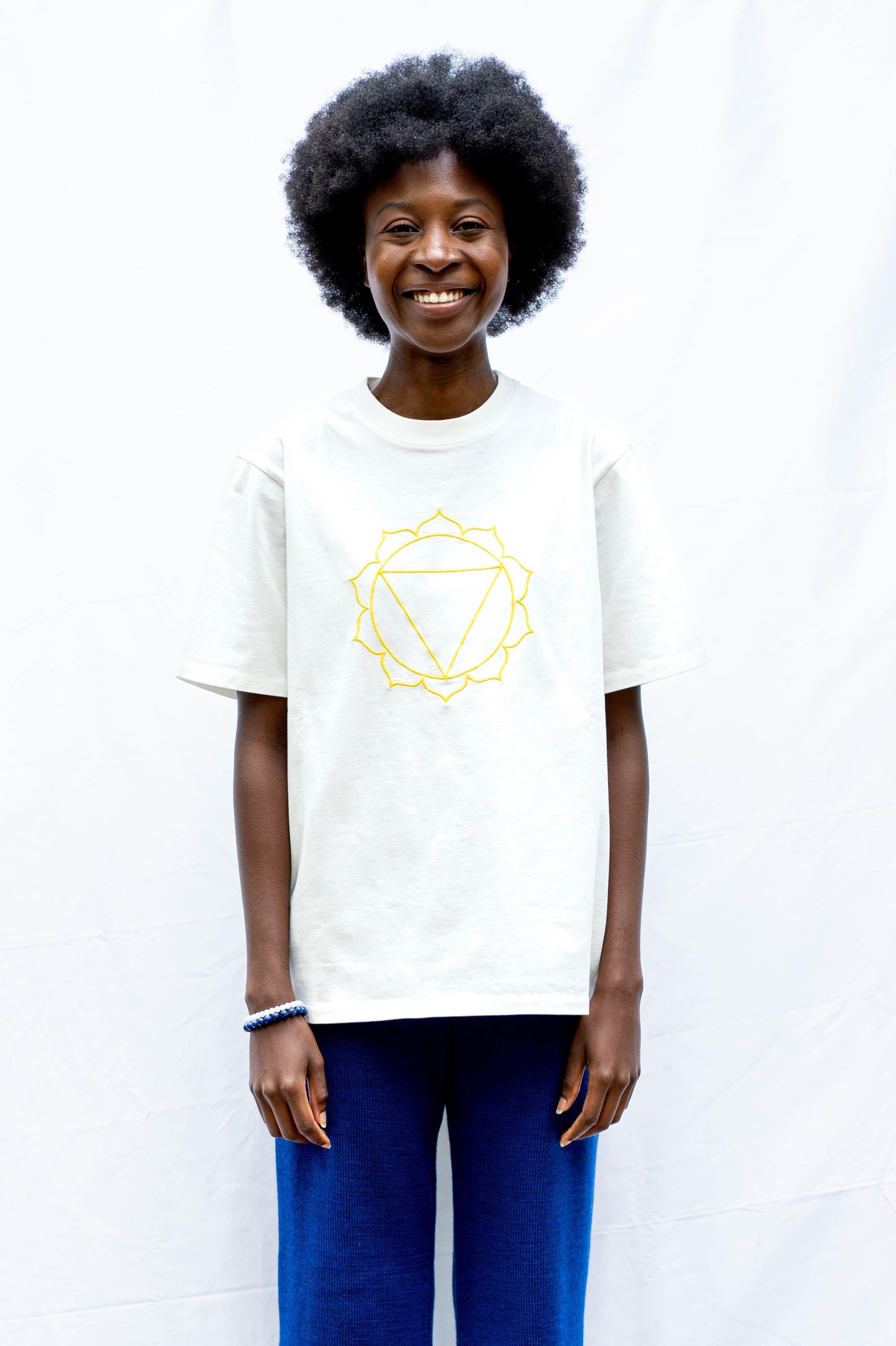 Tee-shirt Unisex Chakra du Plexus Solaire en Coton Bio