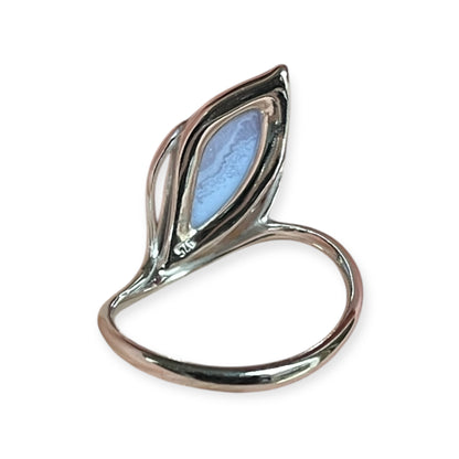 Bague Agathe Bleue en Argent 925