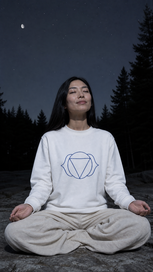 Sweat Unisex Chakra du 3ème Oeil en Coton Bio